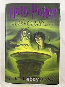 HARRY POTTER Ensemble Complet 1-8 1ère Édition 5-8 Sont des Reliures Rigides First Print Plus Extras