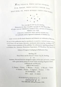 HARRY POTTER Ensemble Complet 1-8 1ère Édition Reliés 4 1ère Impression JK Rowling + Cartes