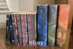 HARRY POTTER Ensemble Complet Livres Reliés 1-7 PREMIÈRES ÉDITIONS J. K. Rowling USA