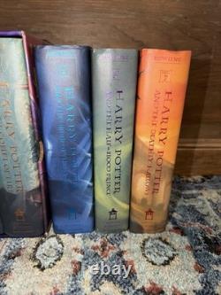 HARRY POTTER Ensemble Complet Livres Reliés 1-7 PREMIÈRES ÉDITIONS J. K. Rowling USA