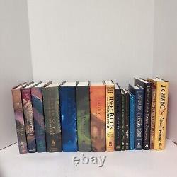 HARRY POTTER Ensemble complet de 7 (#1-7) HC Set Lot L'Enfant Maudit + 9 livres supplémentaires