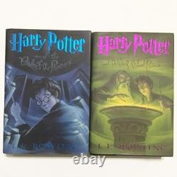 HARRY POTTER Ensemble complet de livres 1-7 HC Première édition américaine. Les bêtes de Beedle le Barde