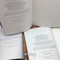 HARRY POTTER Ensemble complet de livres 1-7 HC Première édition américaine. Les bêtes de Beedle le Barde