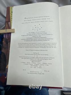 HARRY POTTER Lot complet de 10 (1-7 + 3 livres) Ensemble Série Relié 1ère Édition