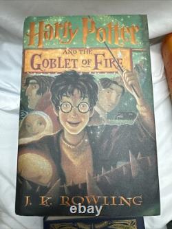 HARRY POTTER Lot complet de 10 (1-7 + 3 livres) Ensemble Série Relié 1ère Édition