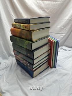 HARRY POTTER Lot complet de 10 (1-7 + 3 livres) Ensemble Série Relié 1ère Édition