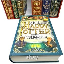 Harry Potter 1-7 Coffret box set allemand Deutsch HC Carlsen complet avec extras