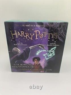 Harry Potter 1-7 Collection complète de livres audio sur CD, narrés par Stephen Fry