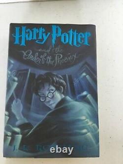 Harry Potter 1-7 Complete Series Par Jk Rowling Hardcover Set +bonus Cursed Child