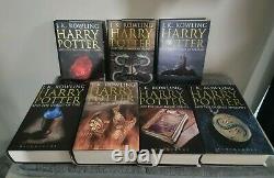 Harry Potter 1-7 Couverture Rigide Complète Ensemble Adulte Uk Couverture Bloomsbury