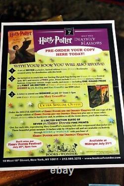 Harry Potter 1-7 Ensemble De Livres Collectible Poitrine Boîte Scolastique, Brand Nouveau