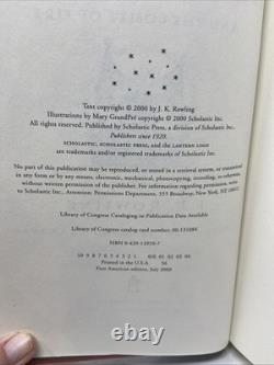 Harry Potter 1-7 Ensemble de livres reliés complets JK Rowling #1, 3-7 1ères éditions américaines