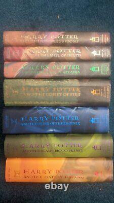 Harry Potter 1-7 Us Première Édition Couverture Rigide Complète Jk Rowling Scholastic 1er