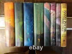 Harry Potter 1-8 Complete Hardcover Series 5 Sont 1ère Édition American Printing