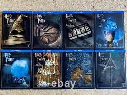 Harry Potter 1-8 Steel Book Blu-ray Ensemble Complet Japon Xa