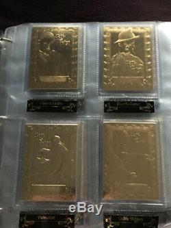 Harry Potter 22kt Gold Card Collection Mint Rare 60 Danbury Carte Complete Set