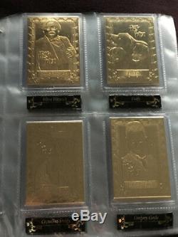 Harry Potter 22kt Gold Card Collection Mint Rare 60 Danbury Carte Complete Set