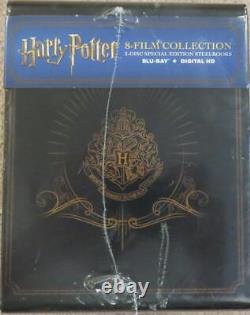 Harry Potter 8-film Collection Livres En Acier Bluray Nouveau