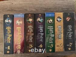 Harry Potter À Rayons Bleus Année 1-7. Tous Utilisés Sauf L'année 2 Encore Scellés