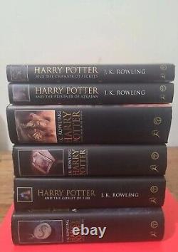 Harry Potter Adult Bloomsbury Set Non Complet<br/>Première édition en bon état