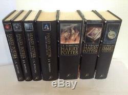 Harry Potter Adult Complete Book Set Bloomsbury Uk 1er Impr Livres Hardback