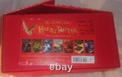 Harry Potter Bloomsbury Collection Complète Couverture Rigide En Très Bon État