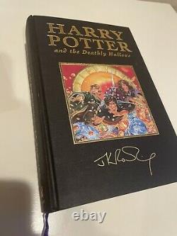 Harry Potter Bloomsbury Deluxe Gold Signature Edition Ensemble Complet De Dos Dur