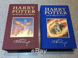 Harry Potter Bloomsbury Ensemble De Livres Relié À Reliure Deluxe Gold Gold Signature