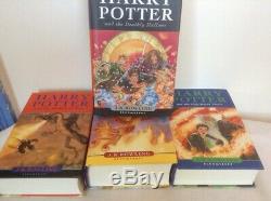 Harry Potter Boîte Complète 1ère Edition Coffret Livre Coffret Coffret Étui Bloomsbury