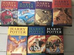 Harry Potter Book Set Bloomsbury All Hardback Uk First Edition Complete 1-7