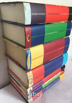 Harry Potter Book Set Bloomsbury All Hardback Uk First Edition Complete 1-7 Vgc