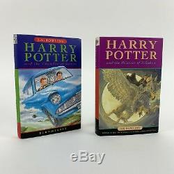 Harry Potter Book Set Bloomsbury Cartonnés Uk Complete First Edition 1-7 Vgc