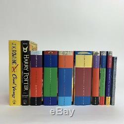 Harry Potter Book Set Bloomsbury Cartonnés Uk Première Édition Complete Works +