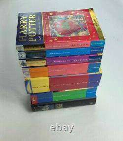 Harry Potter Books Complete Original Set Jk Rowling 2x First Edition 2x Hc 5x Pb