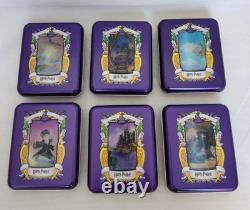 Harry Potter Chocogrenouille – Lot complet de 6 boîtes métalliques lenticulaires – 2002 – Japon – Rare