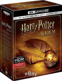 Harry Potter Coffret Blu-ray Ultra Hd Uhd Collection Complète 8 Films Nouveau