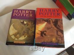 Harry Potter Coffret Complet 1ère Edition Coffret Livre Coffret Coffret Etui Bloomsbury