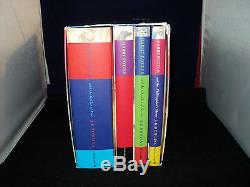 Harry Potter Coffret Jeu Complet De 4 Livre Relié Bloomsbury Boxed Housses