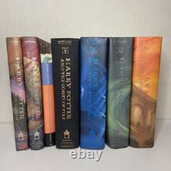Harry Potter Coffret complet 1-7 en relié Certaines 1res éditions américaines DH PG 759 Err