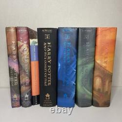 Harry Potter Coffret complet 1-7 en relié Certaines 1res éditions américaines DH PG 759 Err