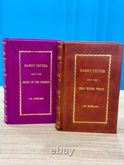 Harry Potter : Coffret complet de la série, reliure cuir premium