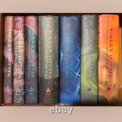 Harry Potter Coffret complet de livres reliés 1 à 7 (J. K. Rowling)