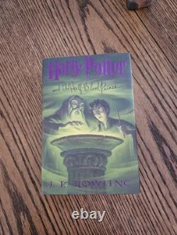 Harry Potter Coffret complet de livres reliés 1 à 7, première édition (J. K. Rowling)