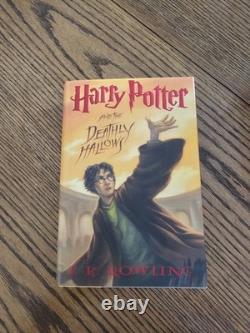 Harry Potter Coffret complet de livres reliés 1 à 7, première édition (J. K. Rowling)