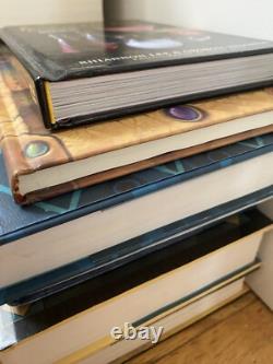 Harry Potter Coffret complet de livres reliés avec extras, lettre cadeau G, 18 livres