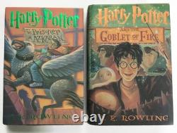 Harry Potter Coffret complet des livres 1 à 7, édition américaine originale cartonnée + extras Les Animaux fantastiques, Les Contes de Beedle le Barde