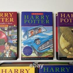 Harry Potter Coffret complet des livres 1 à 7, reliure rigide, Raincoast Bloomsbury, jaquette 	<br/>
