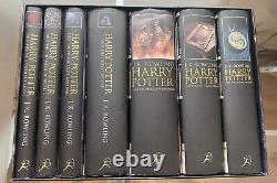 Harry Potter Coffret complet en couverture rigide Bloomsbury. Édition UK. VOIR DESCRIPTION