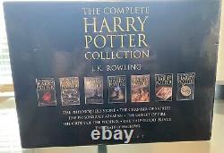 Harry Potter Coffret complet en couverture rigide Bloomsbury. Édition UK. VOIR DESCRIPTION