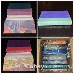 Harry Potter Coffret complet relié 1-7, véritables 1res impressions des livres 5, 6, 7 USA